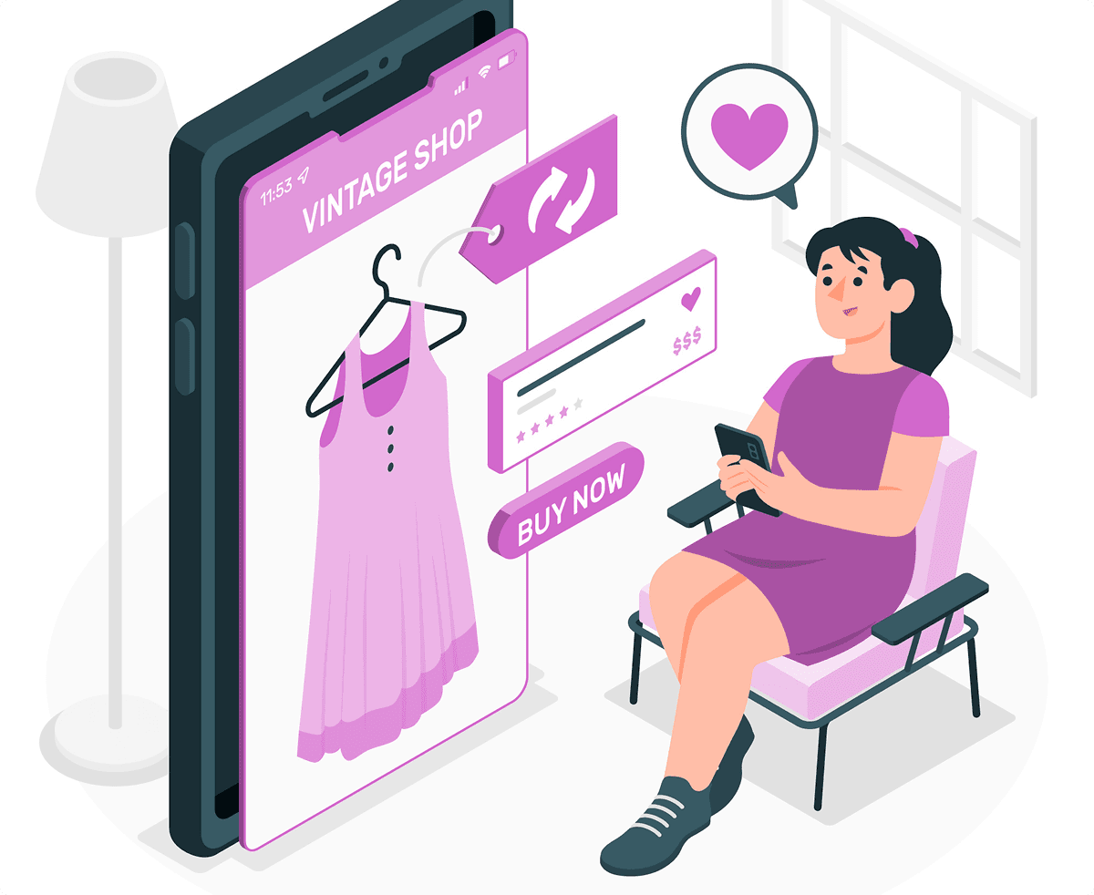 Storytelling de la page d'entrée à l'achat en ligne