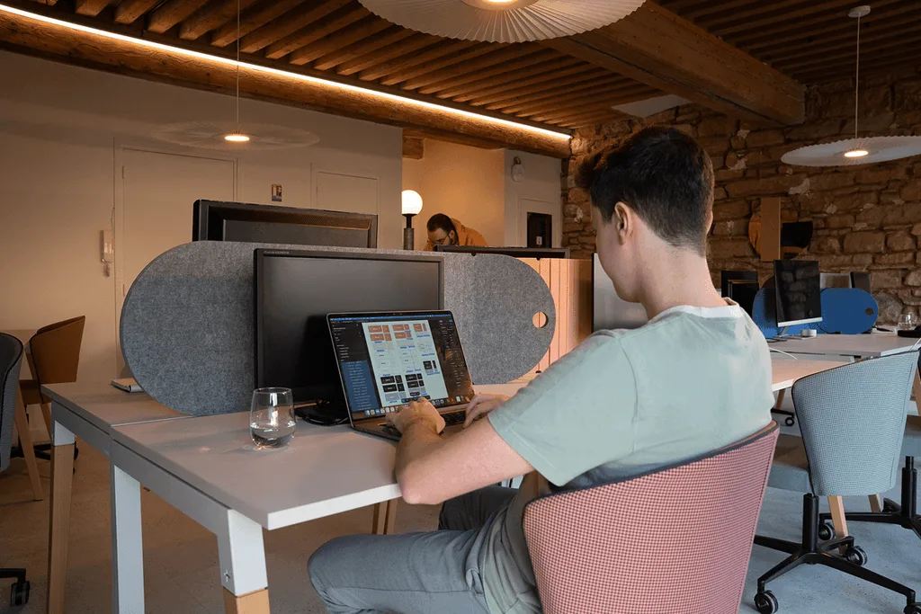 Nicolas Bardot entrain de réaliser un design system