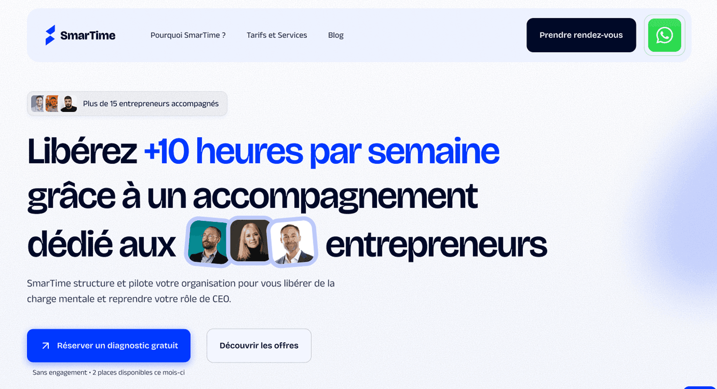 Site web SmarTime