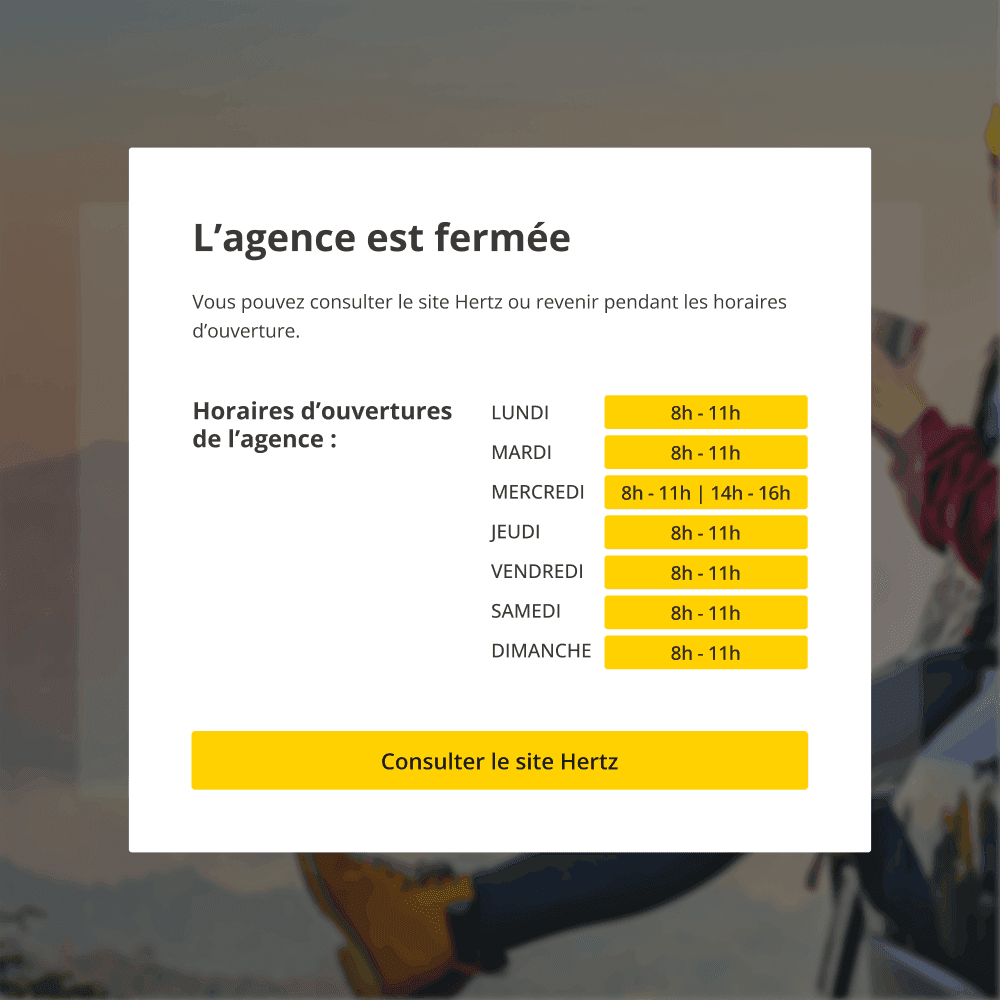 maquette borne hertz