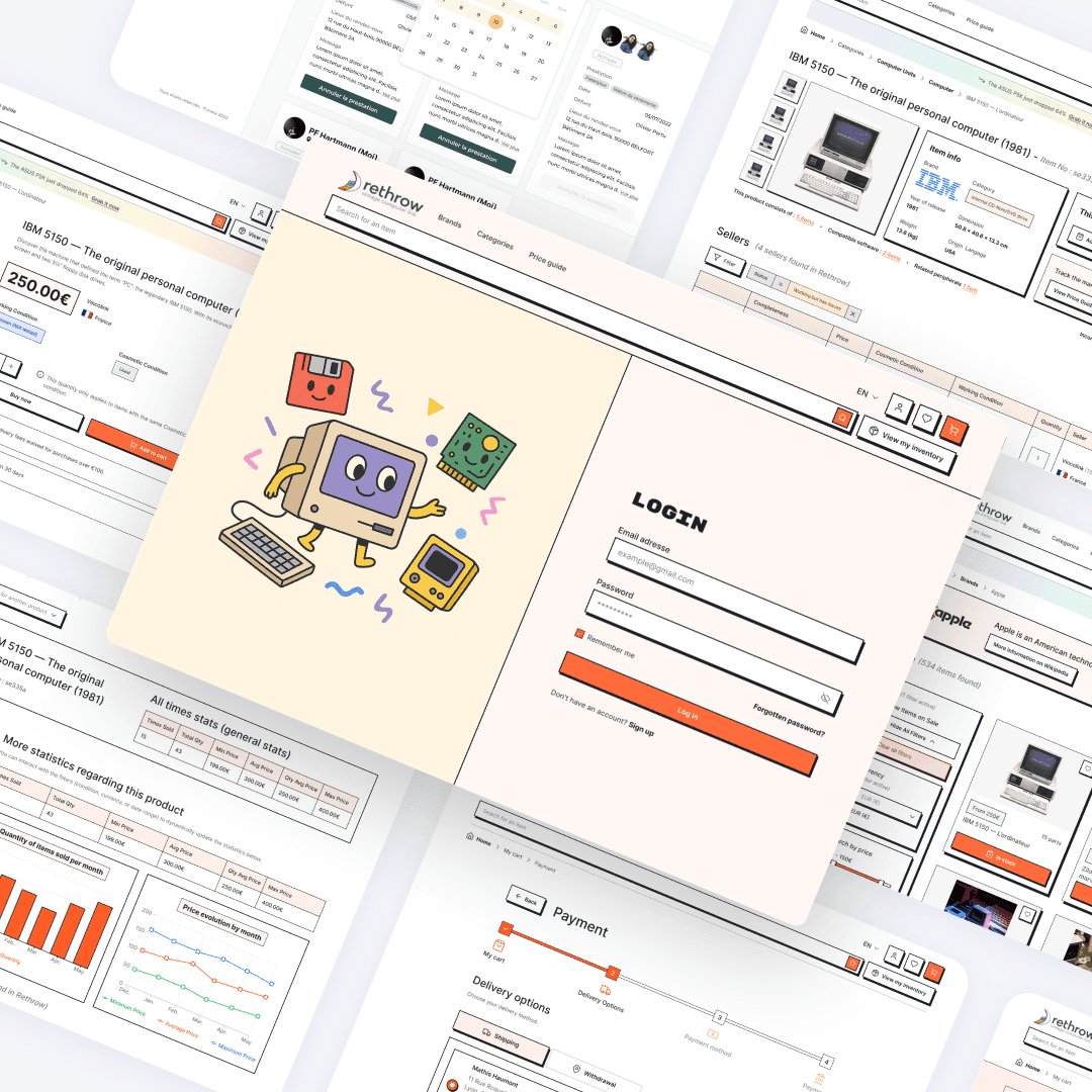 Interfaces desktop Rethrow