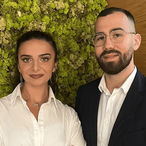 Photo de Marion Basma & Enzo Pelardy, Co-fondateurs de TAFF!