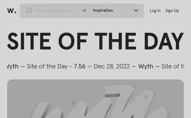 Screenshot de Awwwards