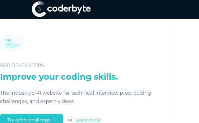 Screenshot de Coder Byte