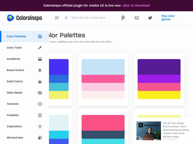 Screenshot de Colorsinspo