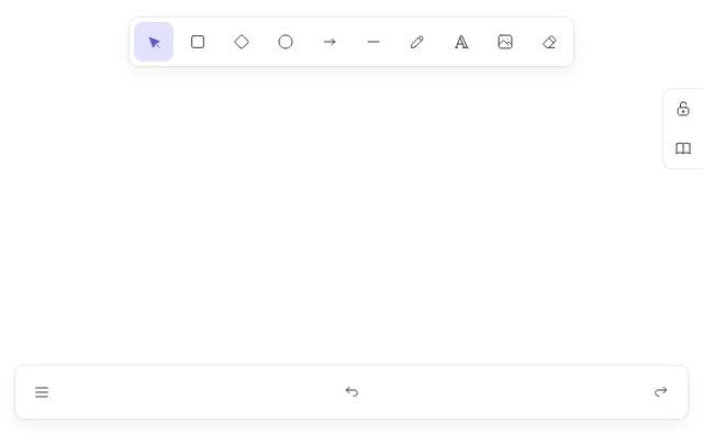 Screenshot de Excalidraw