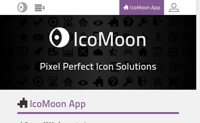 Screenshot de Icomoon