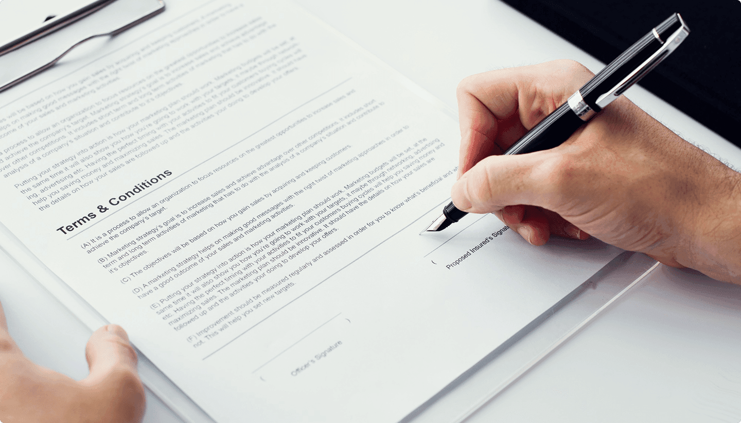 Signature d'un contrat d'accessibilité