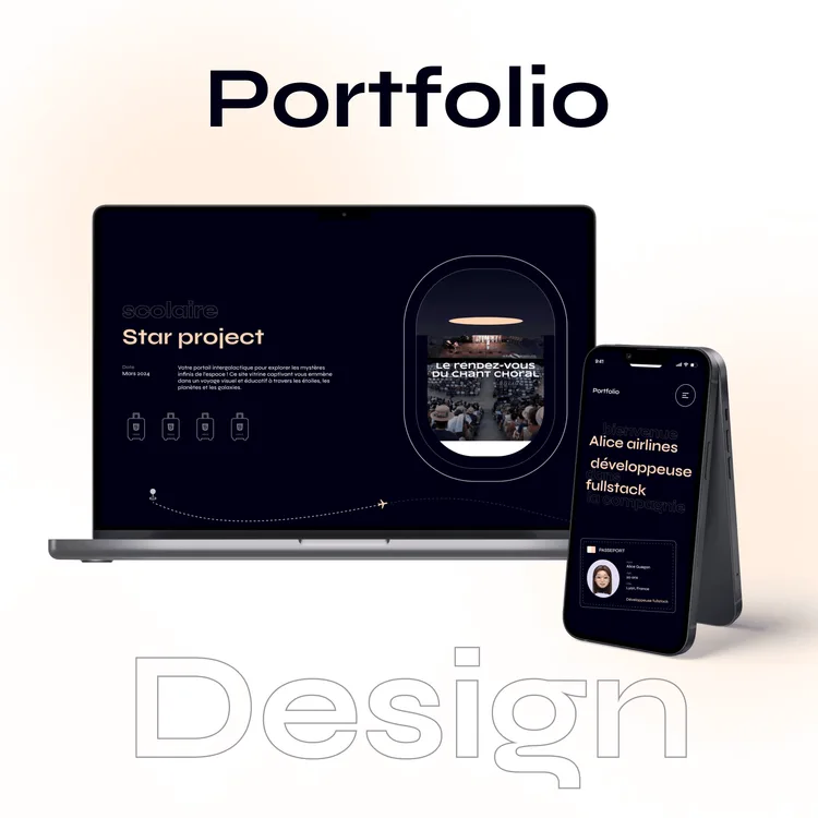 Mockup Portfolio Alice Guegan