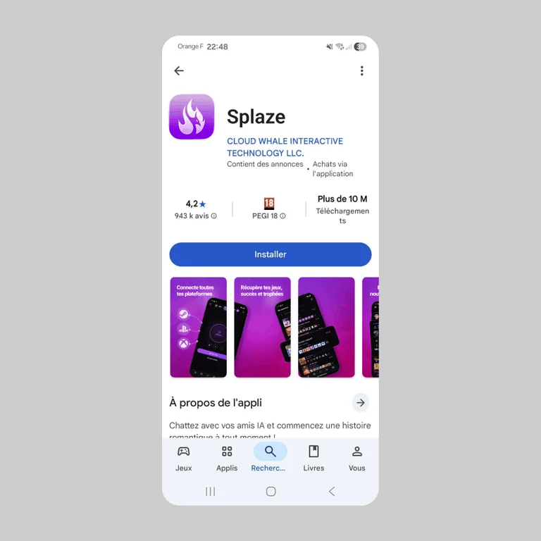 Visuels Splaze