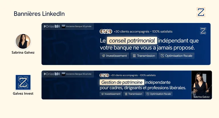 Bannière linkedin Galvez Invest