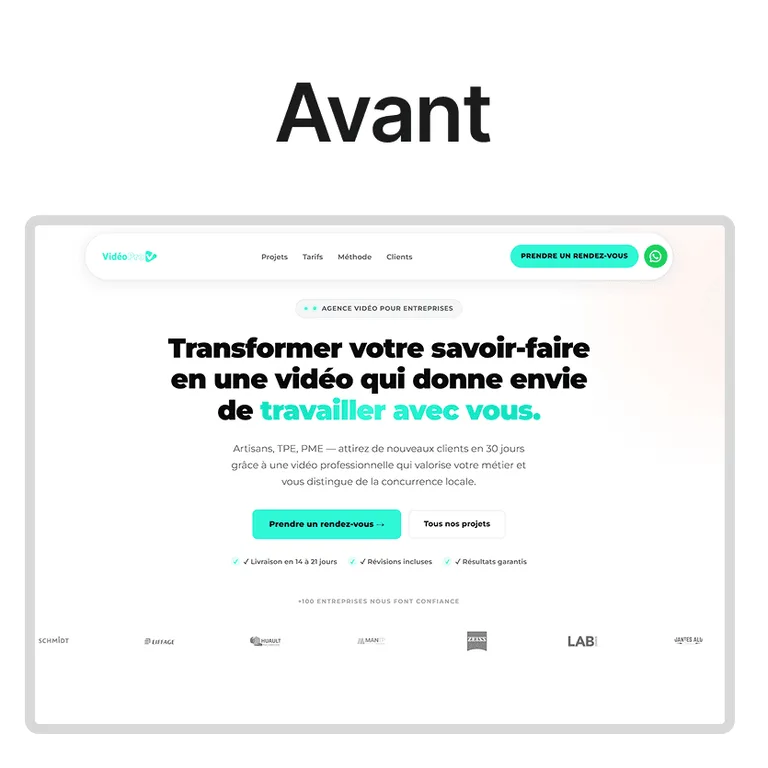avant le site web videopro