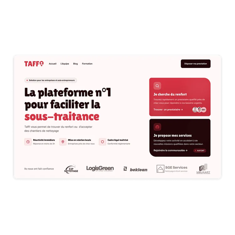 Site web de TAFF!