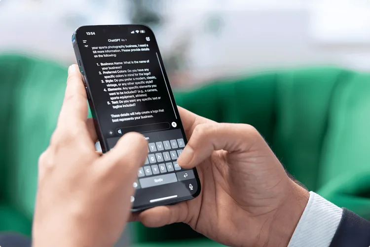 Recherche sur téléphone sur chatGPT