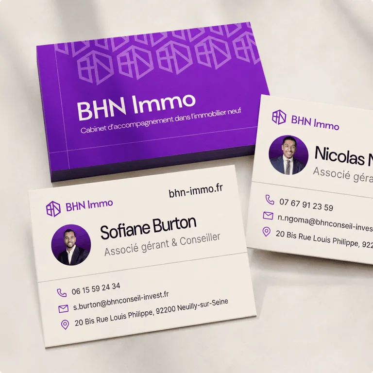 carte de visite bhn immo