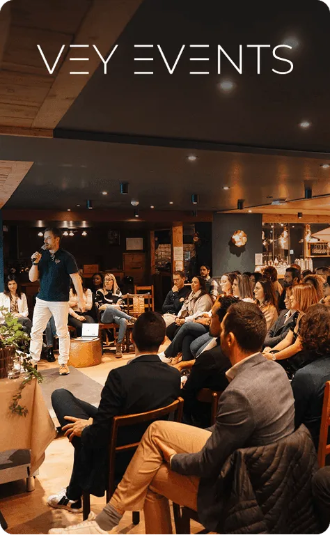 Conférence d'entreprise captée par Vey Events, partenaire photo et vidéo de l'agence Najumi