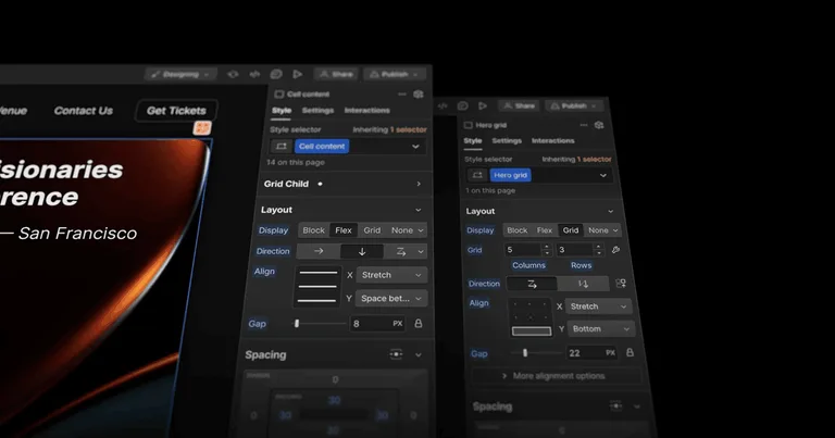 interface webflow