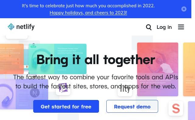 Screenshot de Netlify