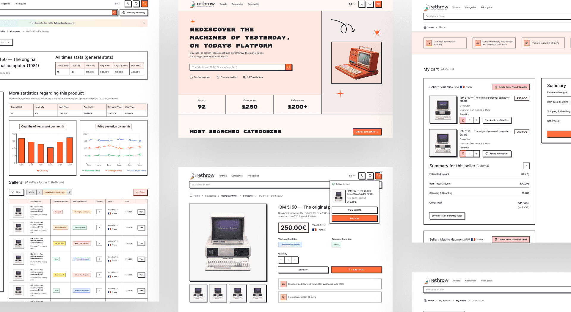 Maquettes Rethrow Overview