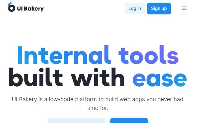 Screenshot de UI Bakery