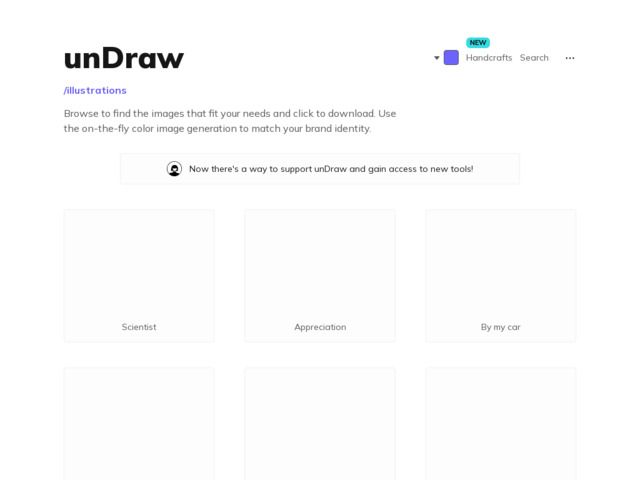 Screenshot de Undraw